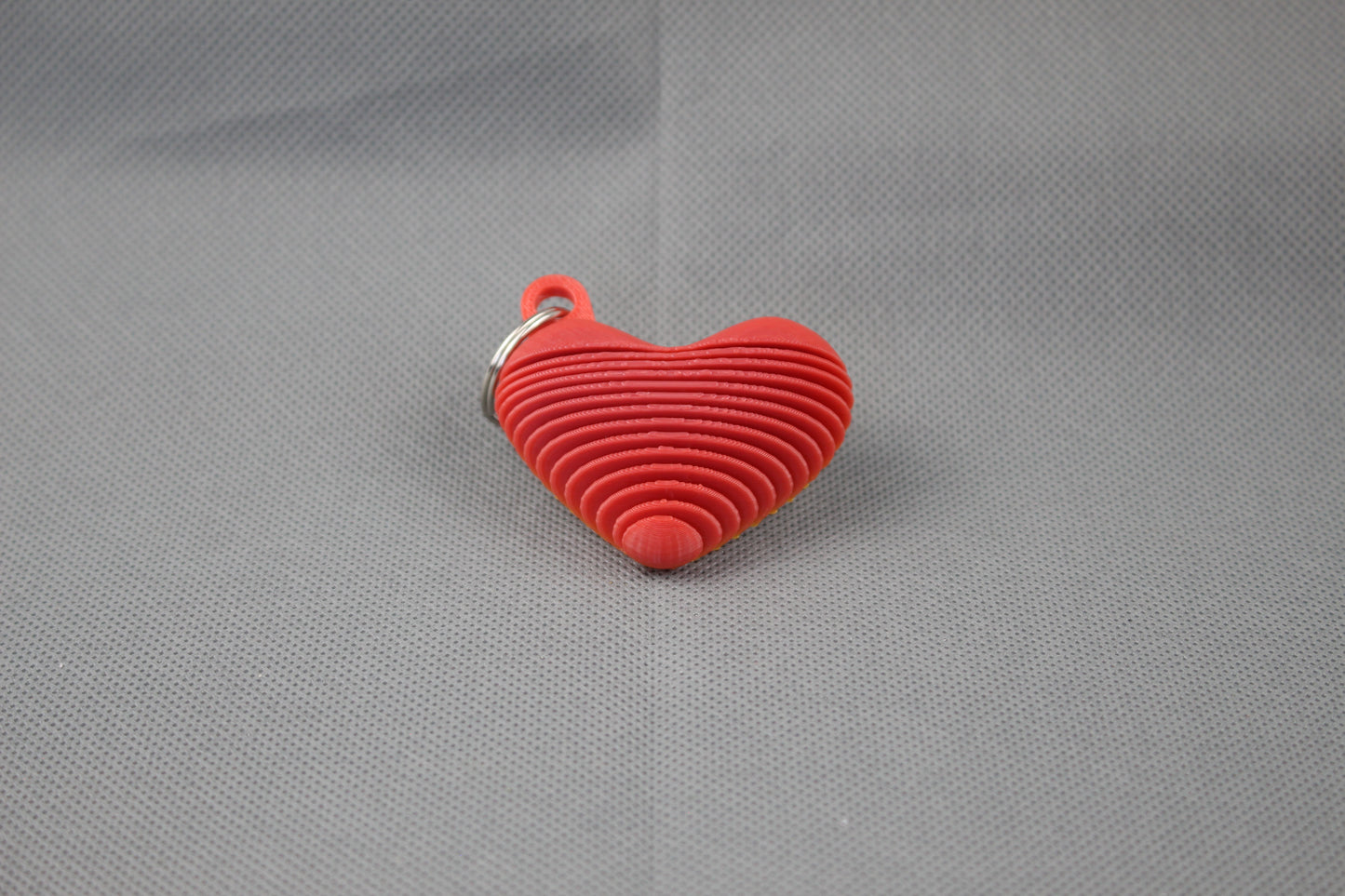 Spiral Heart Keychain