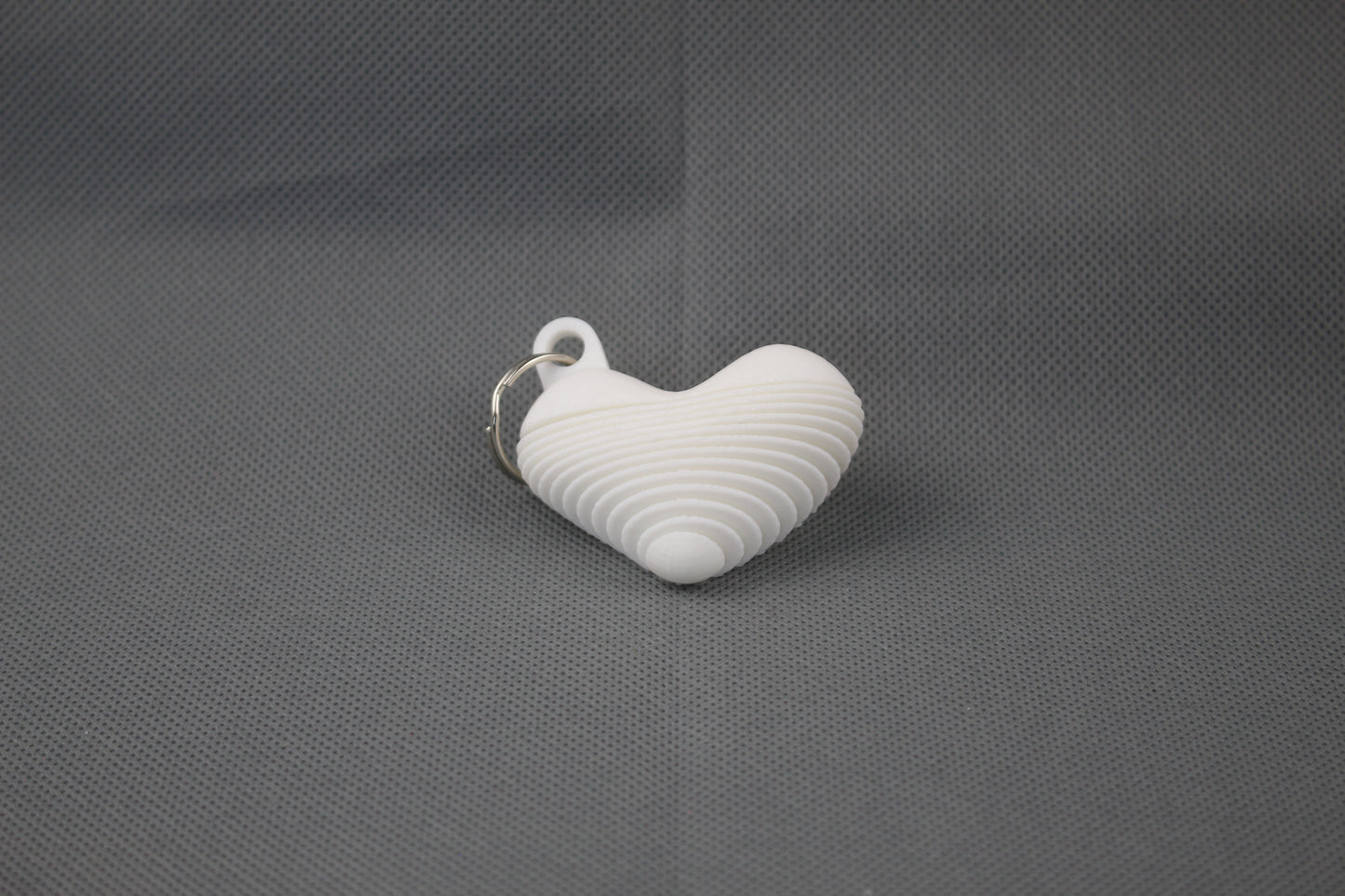 Spiral Heart Keychain
