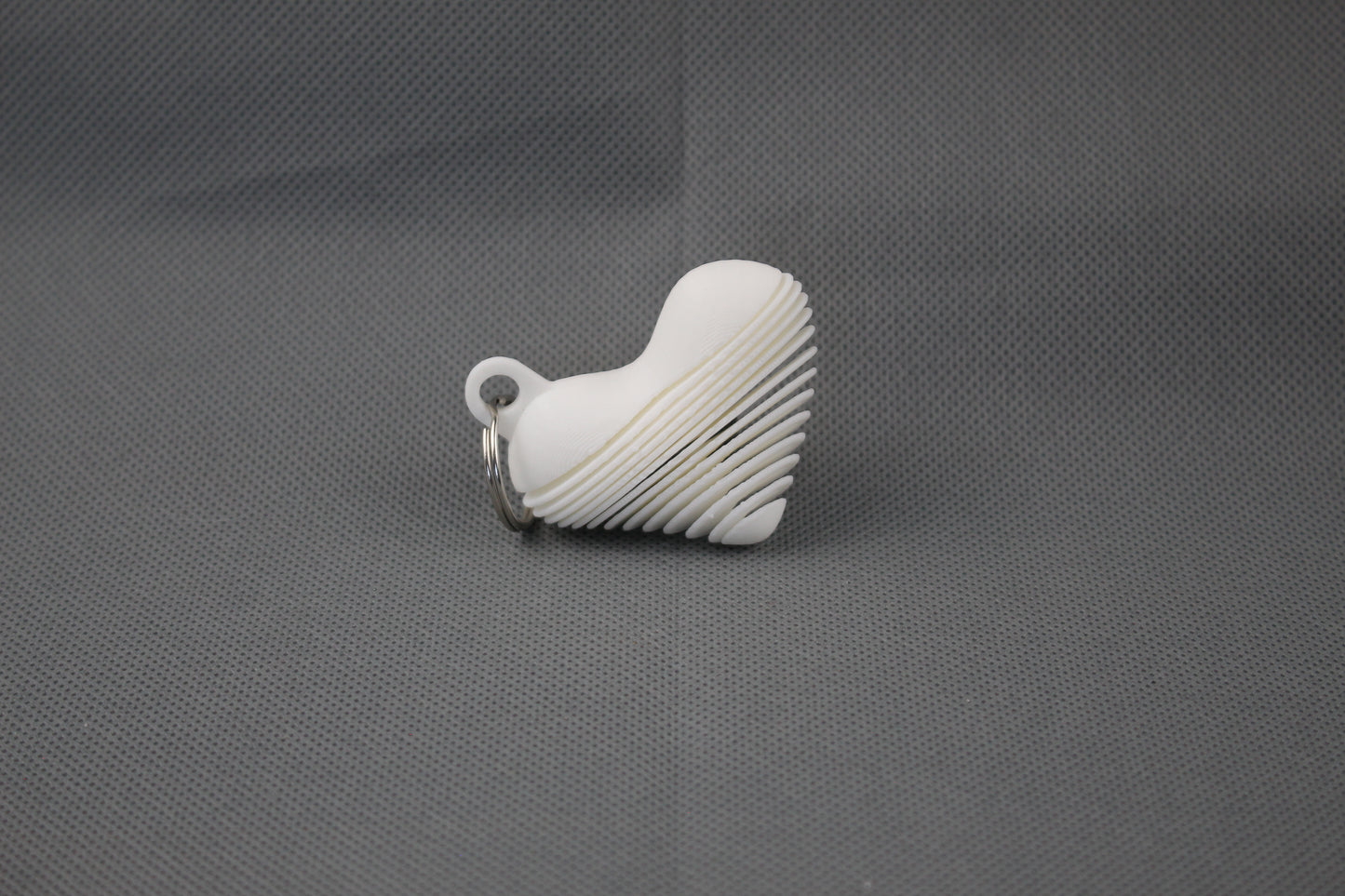 Spiral Heart Keychain
