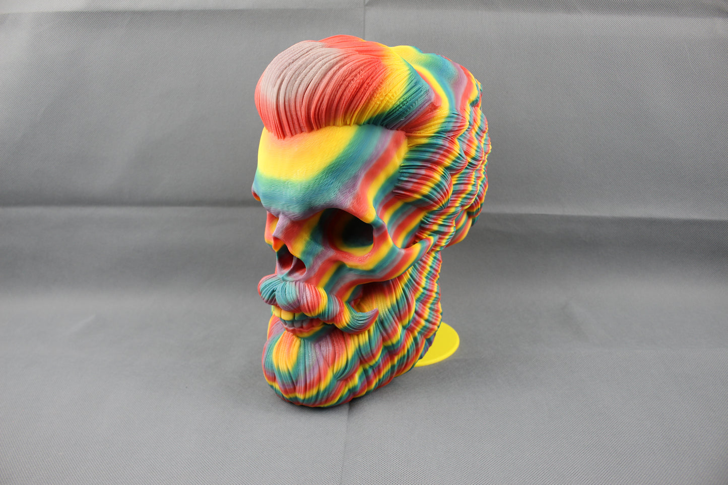 Rainbow Skull Headphone Stand