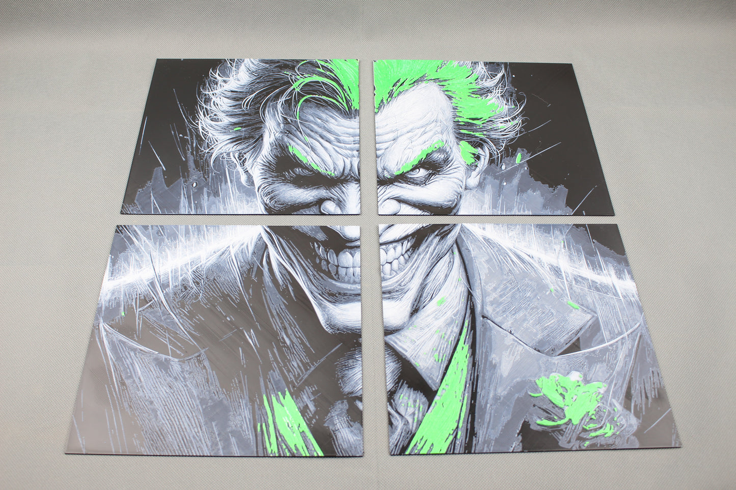The Joker 4-Part Wall Art