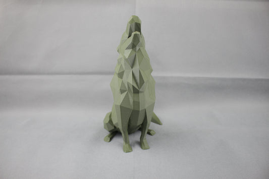 Howling Wolf Statue