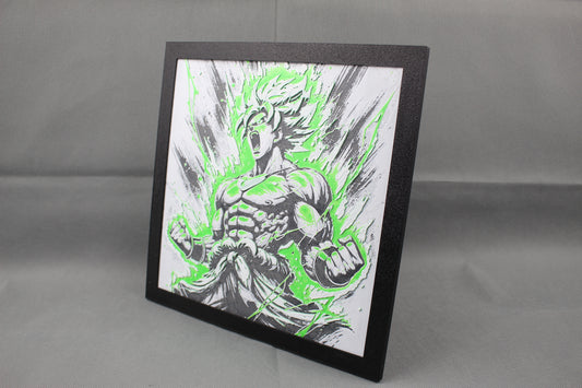 Super Saiyan 3D Wall Art